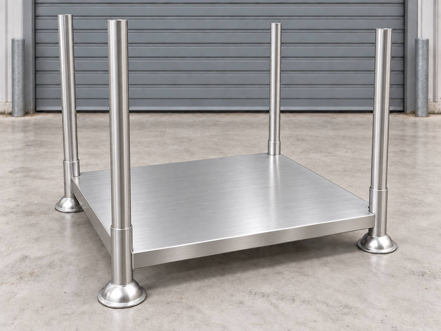 Stacking frame RTE 1400 x 1030 with metal plate 2026 34x