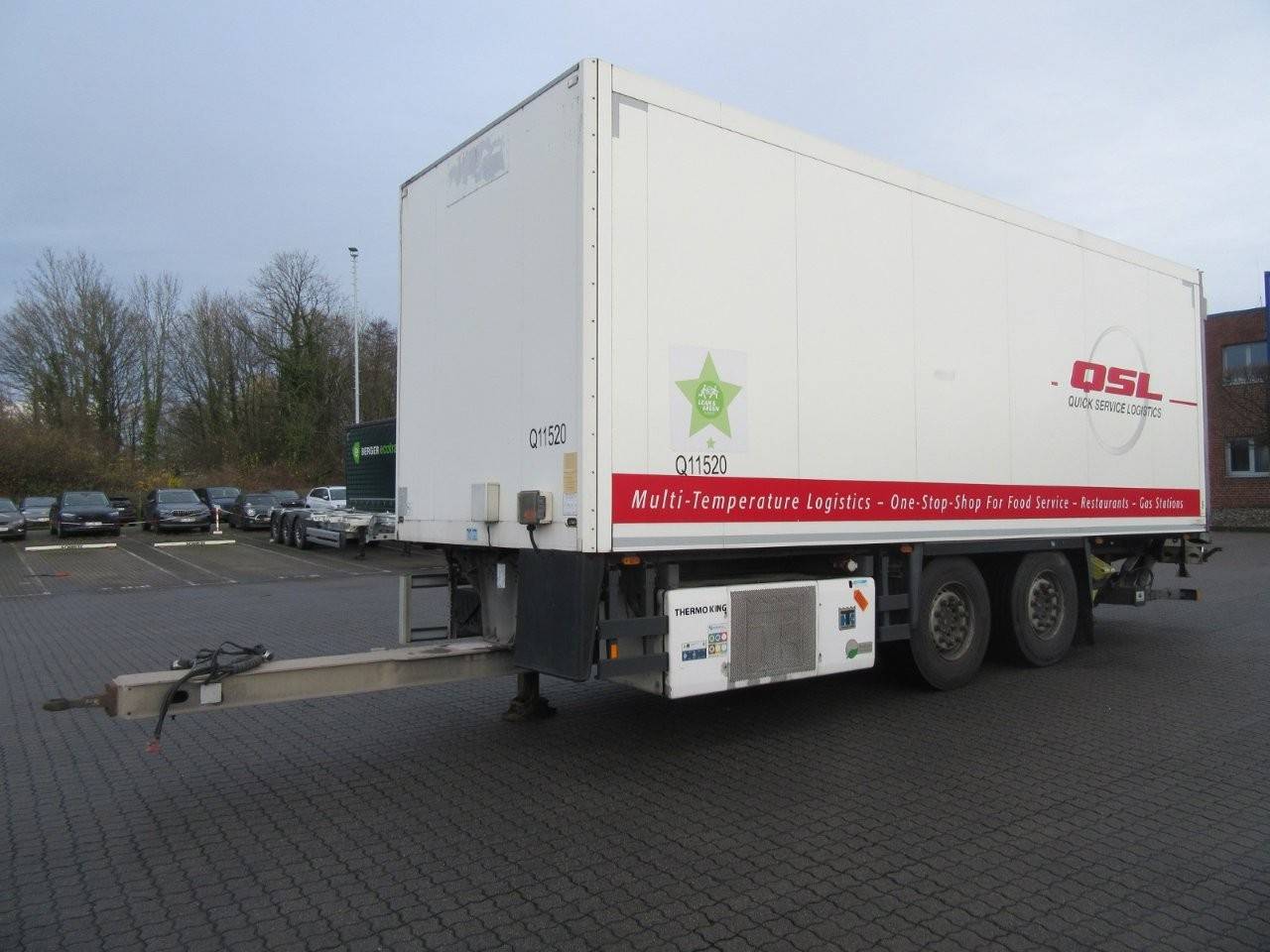 Closed Semi-trailer Schmitz Cargobull Anhänger Tiefkühler Multitemp 2017