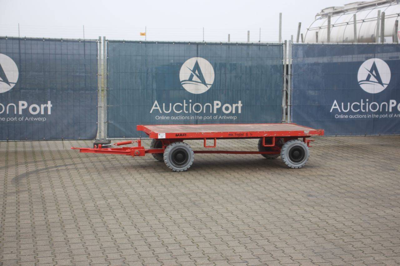 Flatbed Trailer MAFI 1060 6000kg 2016