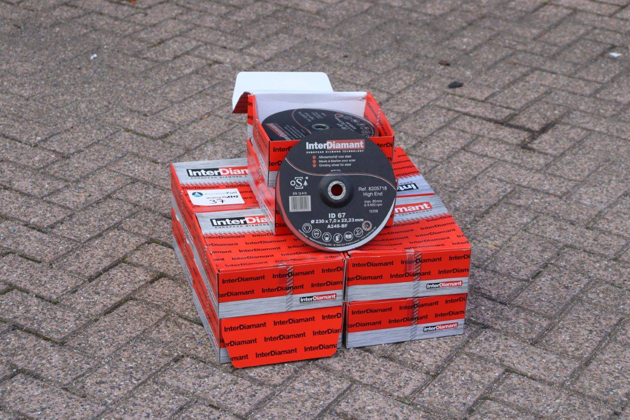 Lot of Deburring Discs InterDiamant ID67 New 100 pieces