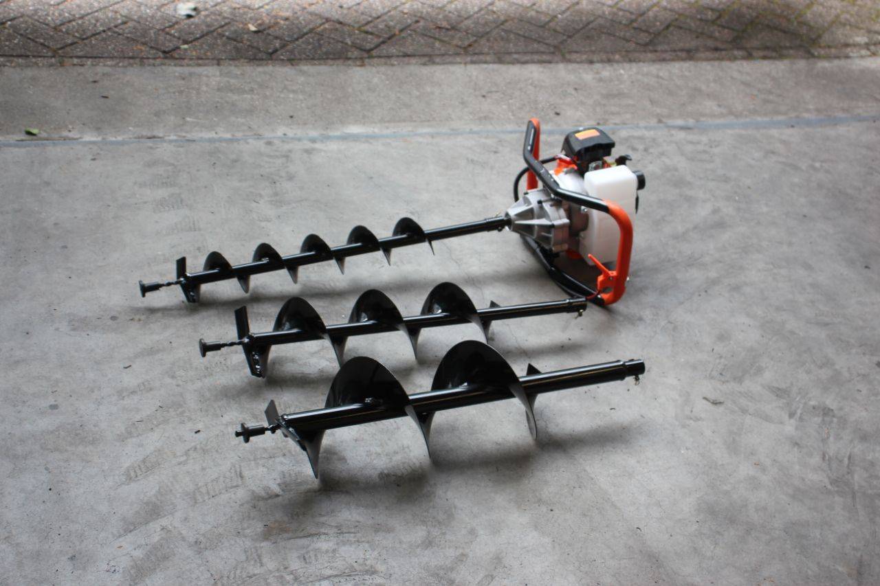 Attrezzatura per perforazione terra FT4006 a benzina, nuova, con punte assortite