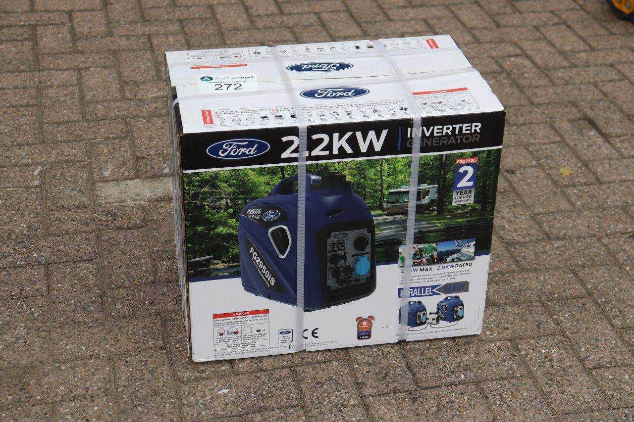 Generatore di corrente a benzina Ford FG2950iS da 2,2 kW, nuovo.