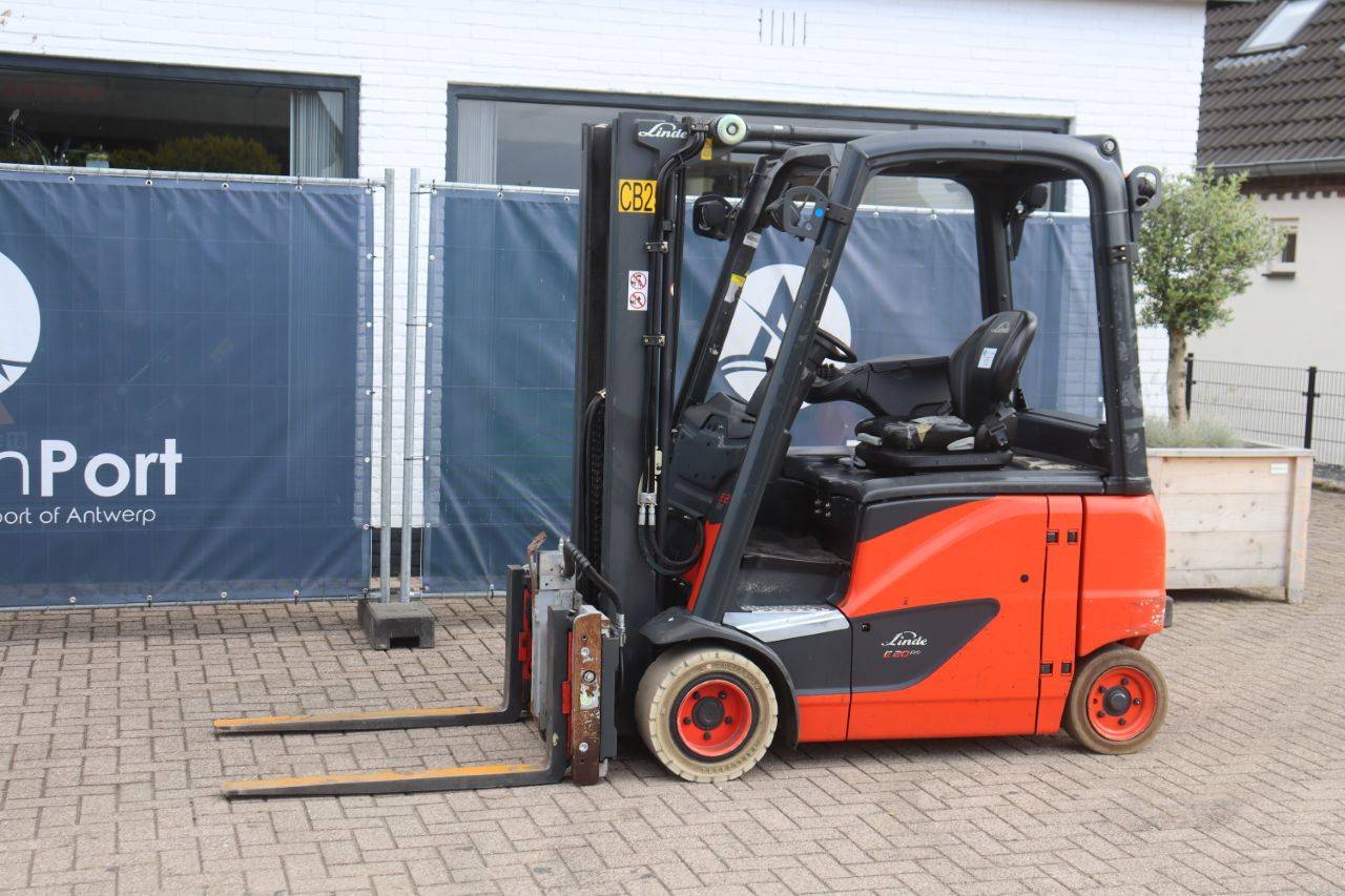Linde E20PH-02 Electric Forklift 5.0m 2000kg 2016