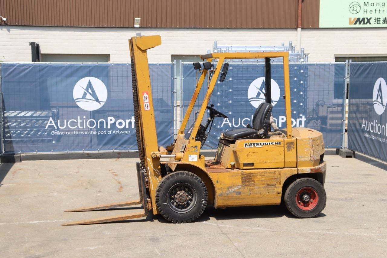 Forklift Mitsubishi FG 2.0 Diesel 2000kg 3.5m 1978
