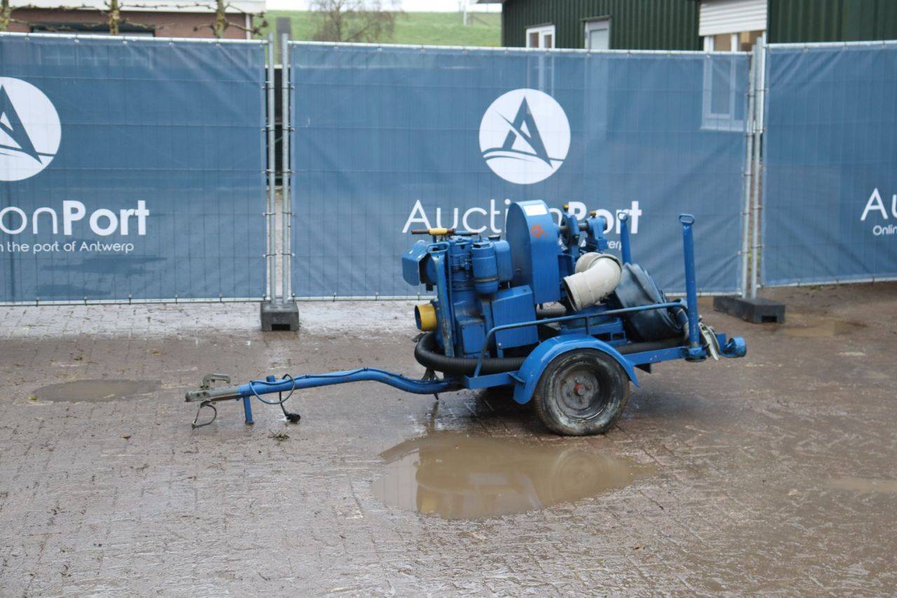 Pump on trailer