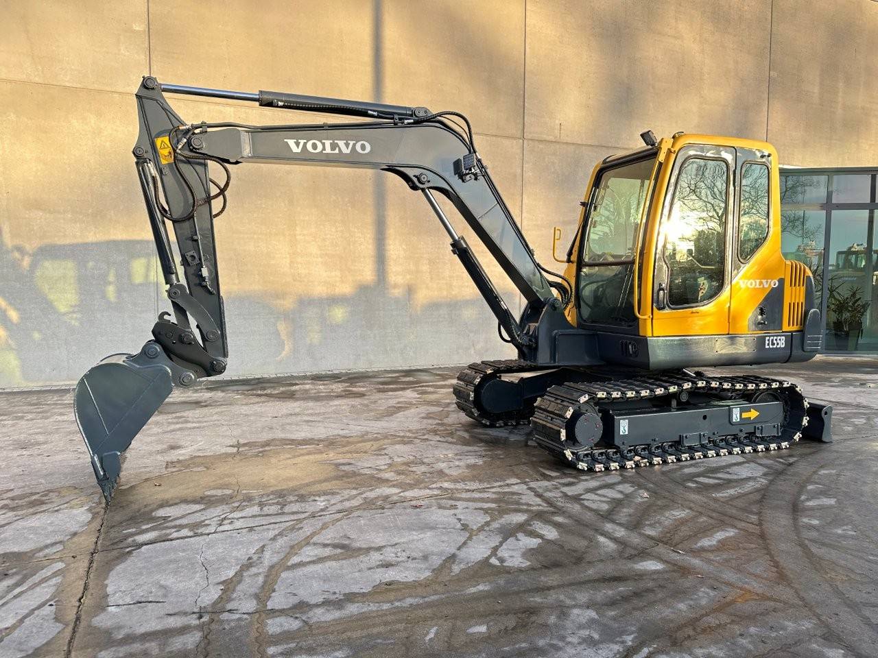 Rupsgraafmachine Volvo EC55B Diesel 2010