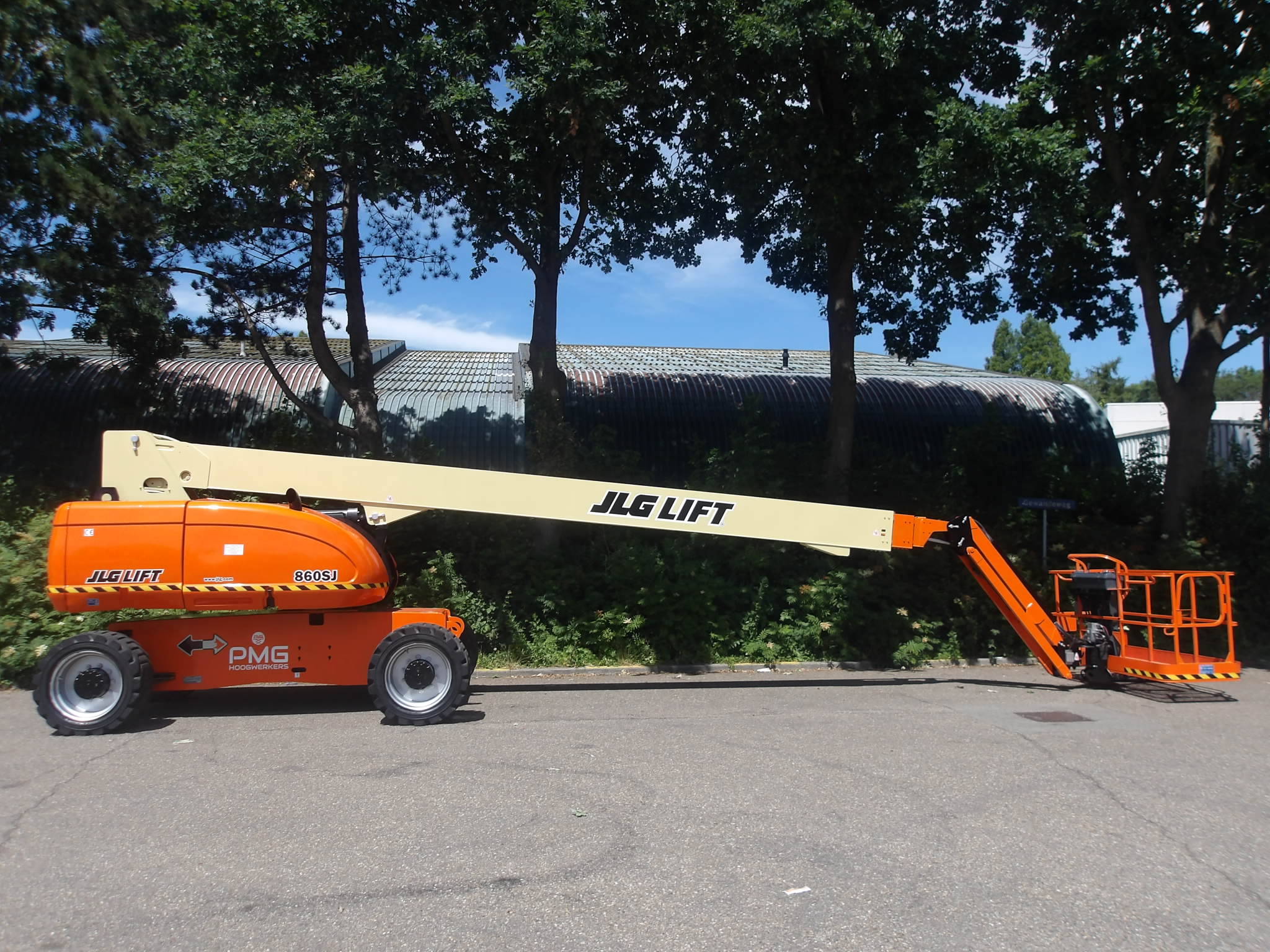 Plataforma elevatória telescópica JLG 860SJ Diesel 28,21m 2014