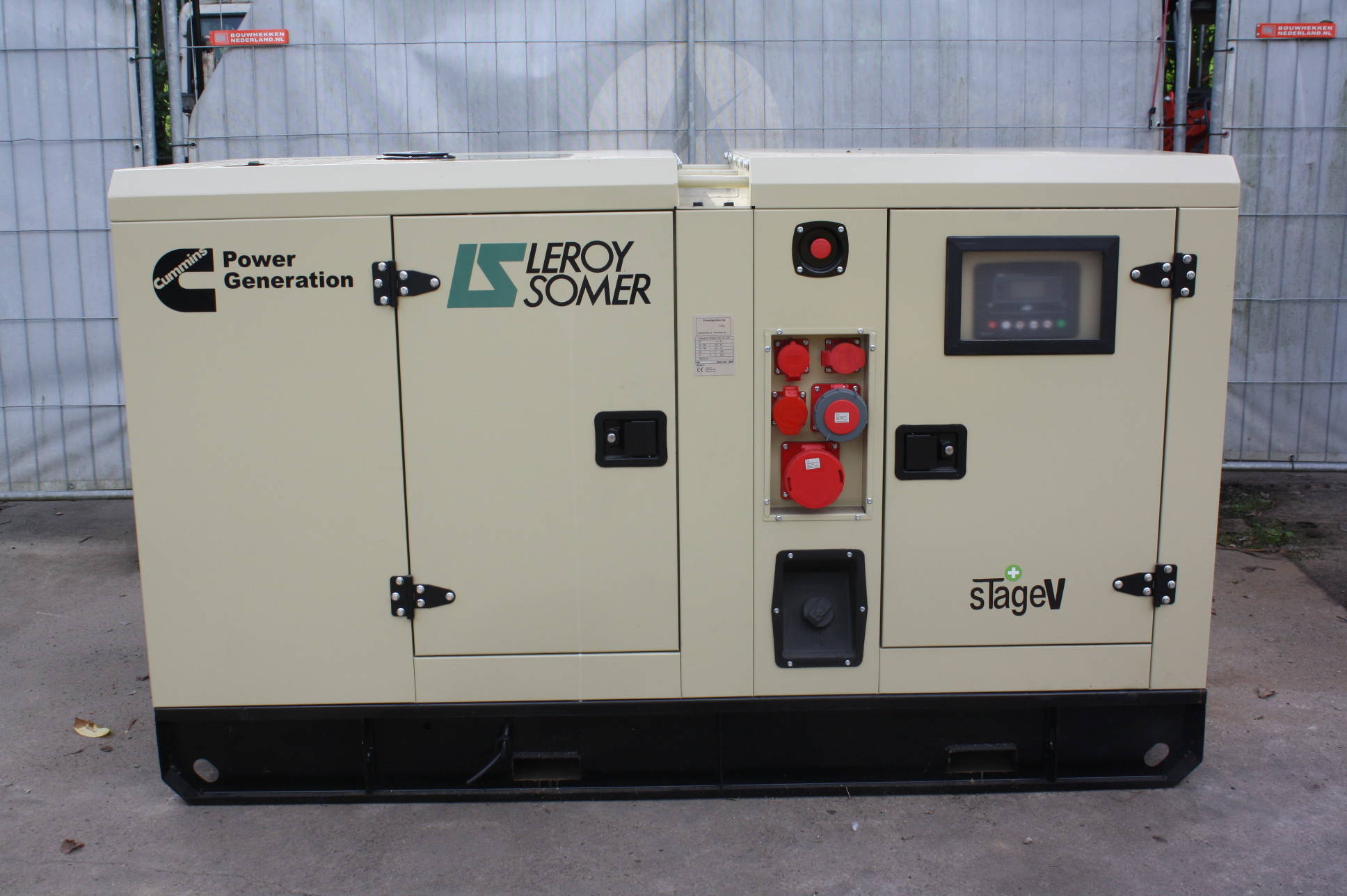Generator Leroy Somer/ PowerGen-ita Diesel 65 kVA New Demo