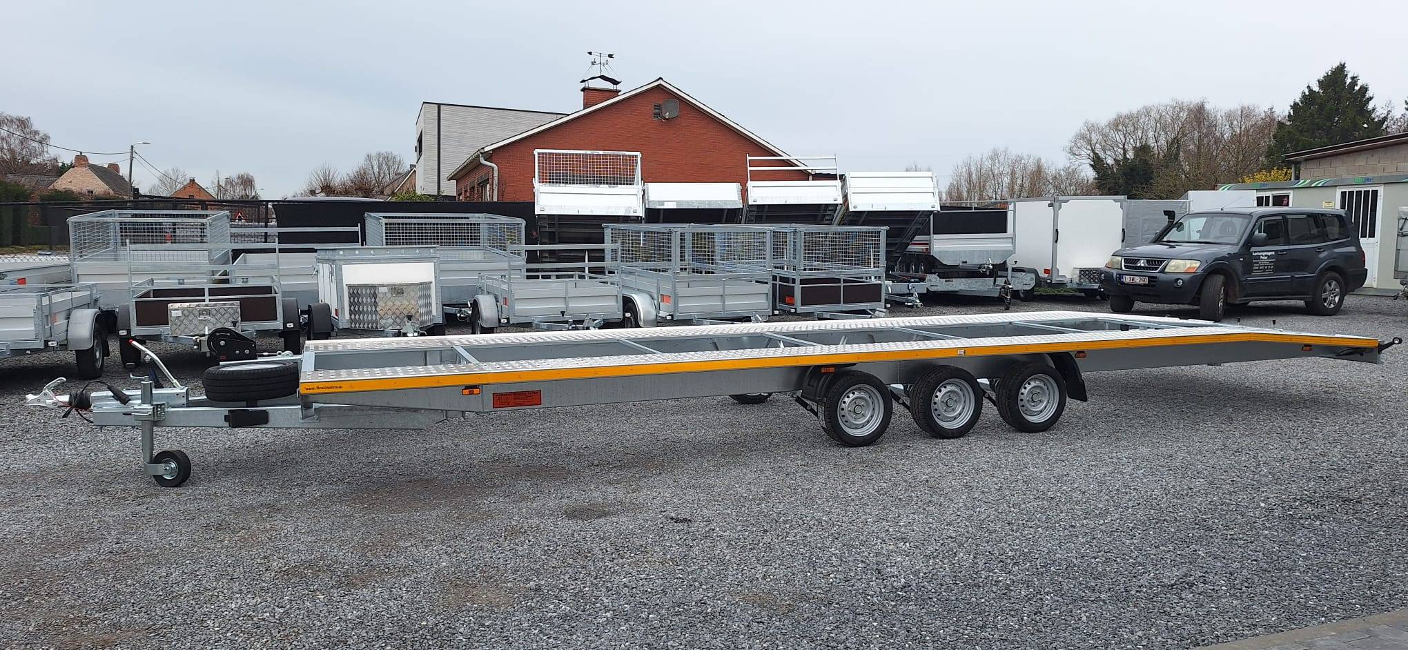 Autotransporter aanhangwagen HL Triple-axle car hauler trailer