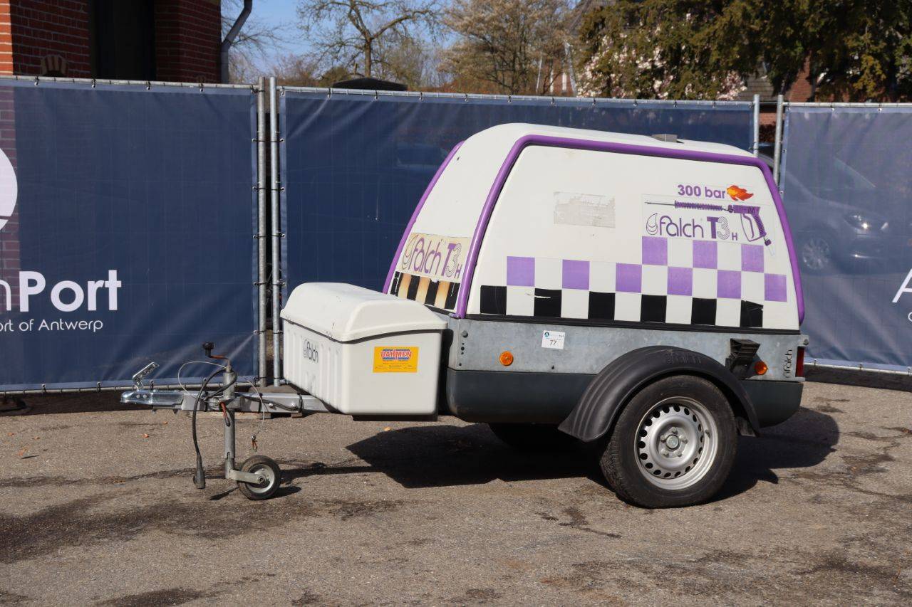 Trailer-mounted high-pressure cleaner Falch T3H Diesel 15kW 2007