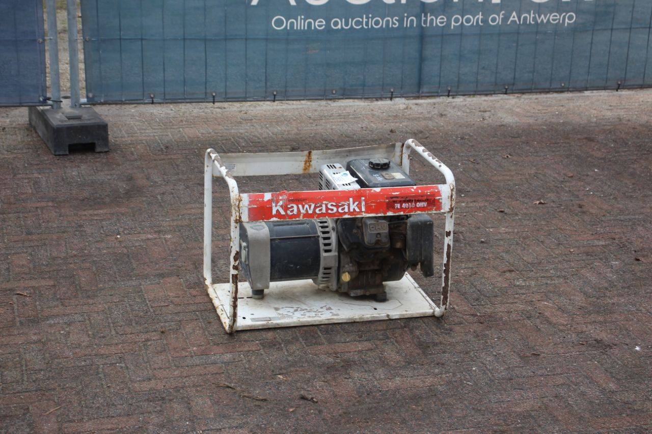 Generator Kawasaki Nauder FE 4003 OHV Petrol 7.5 kVA 1995