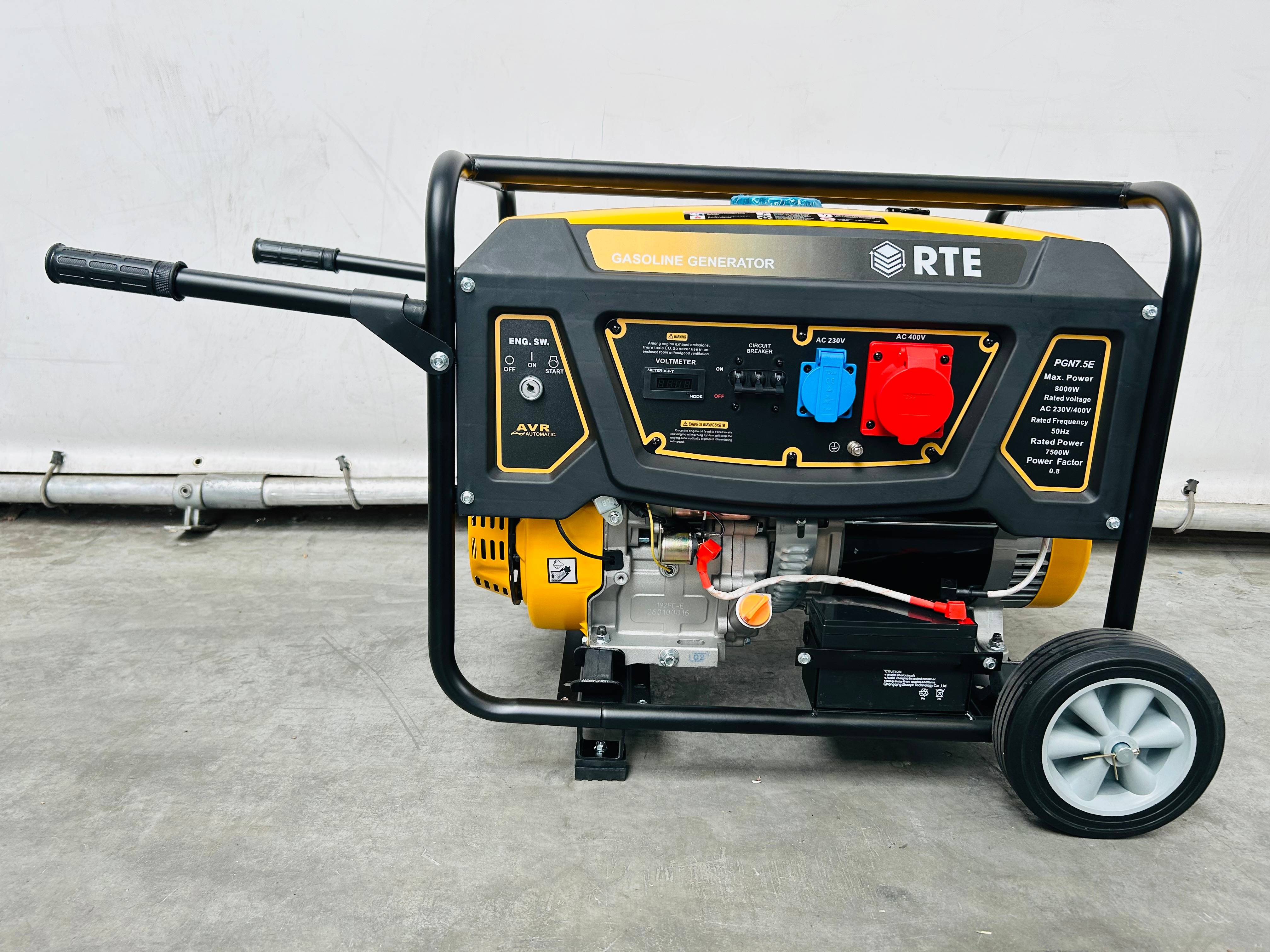 Generator RTE PGN7.5E Benzin 7,5 kW 2026 Neu