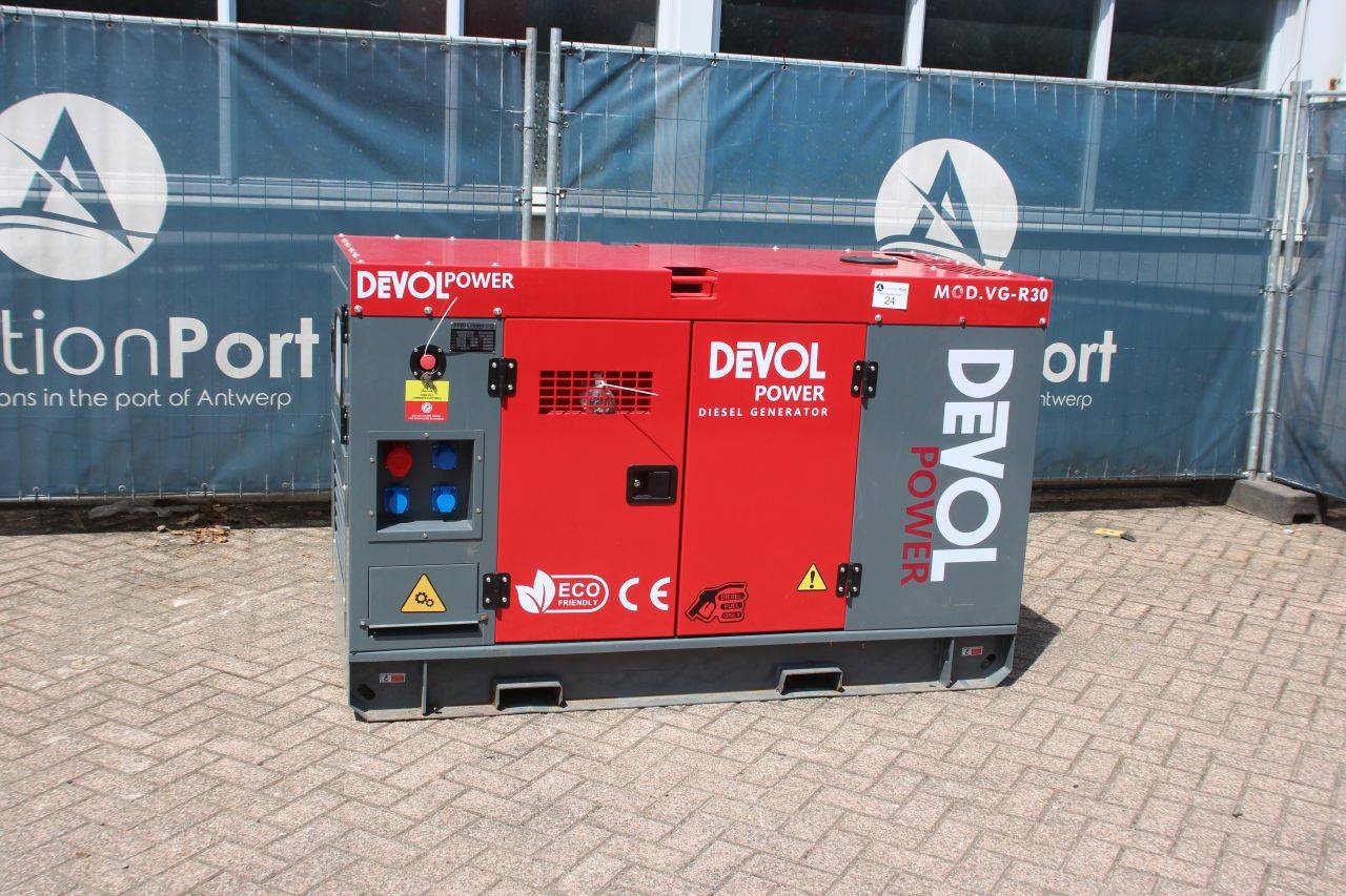 Generator Devol Power VG-R30 Diesel 37.5kVA 2026 Nieuw