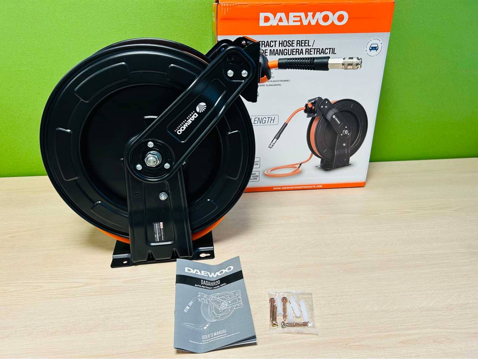 Automatically retractable air hose reel Daewoo DASAHR20 20m 2025 New