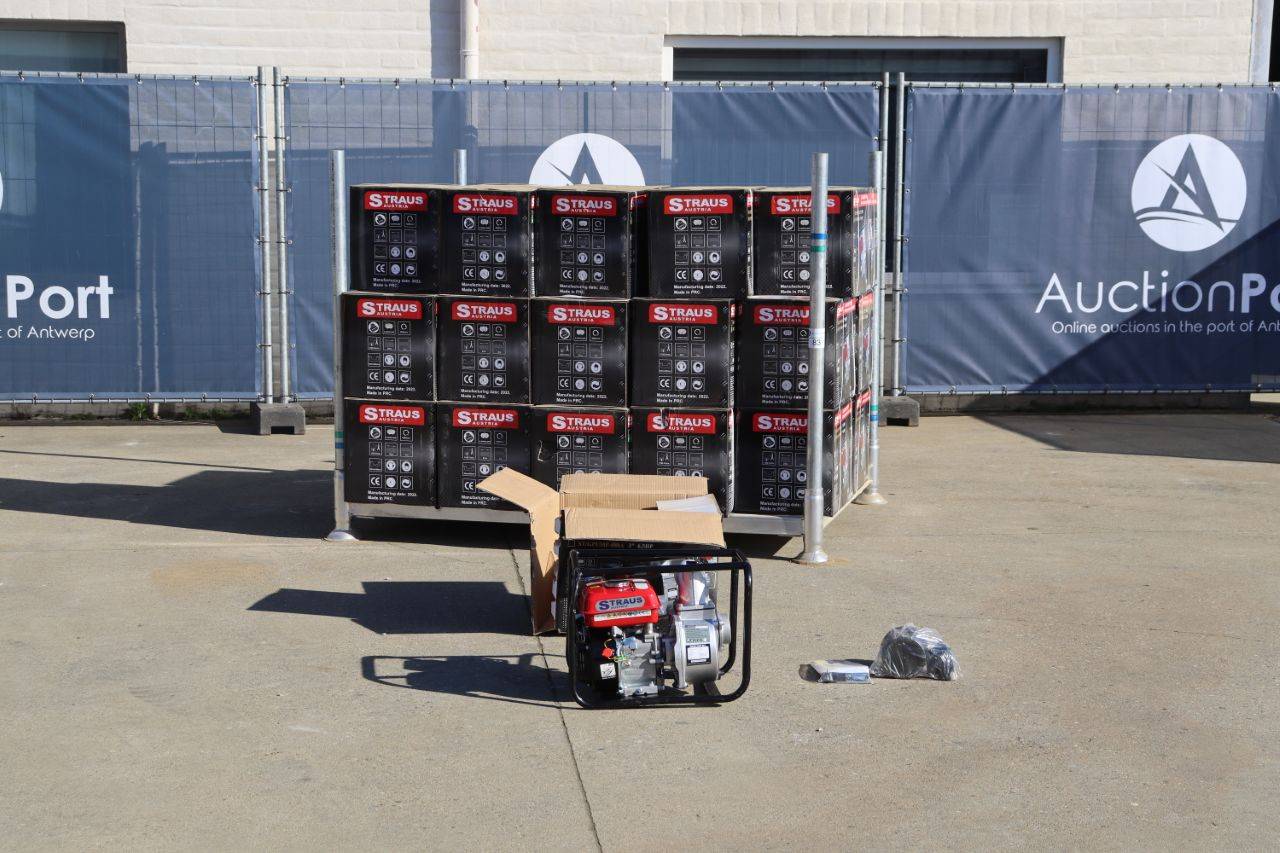 Batch of Straus ST/GPUMP-050A Petrol Pumps 5.5hp 2022 27 pieces New