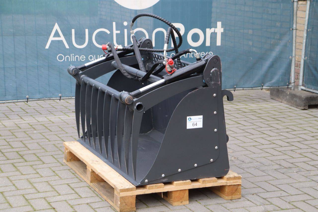 Corn box with clamp for mini loader with Euro connections