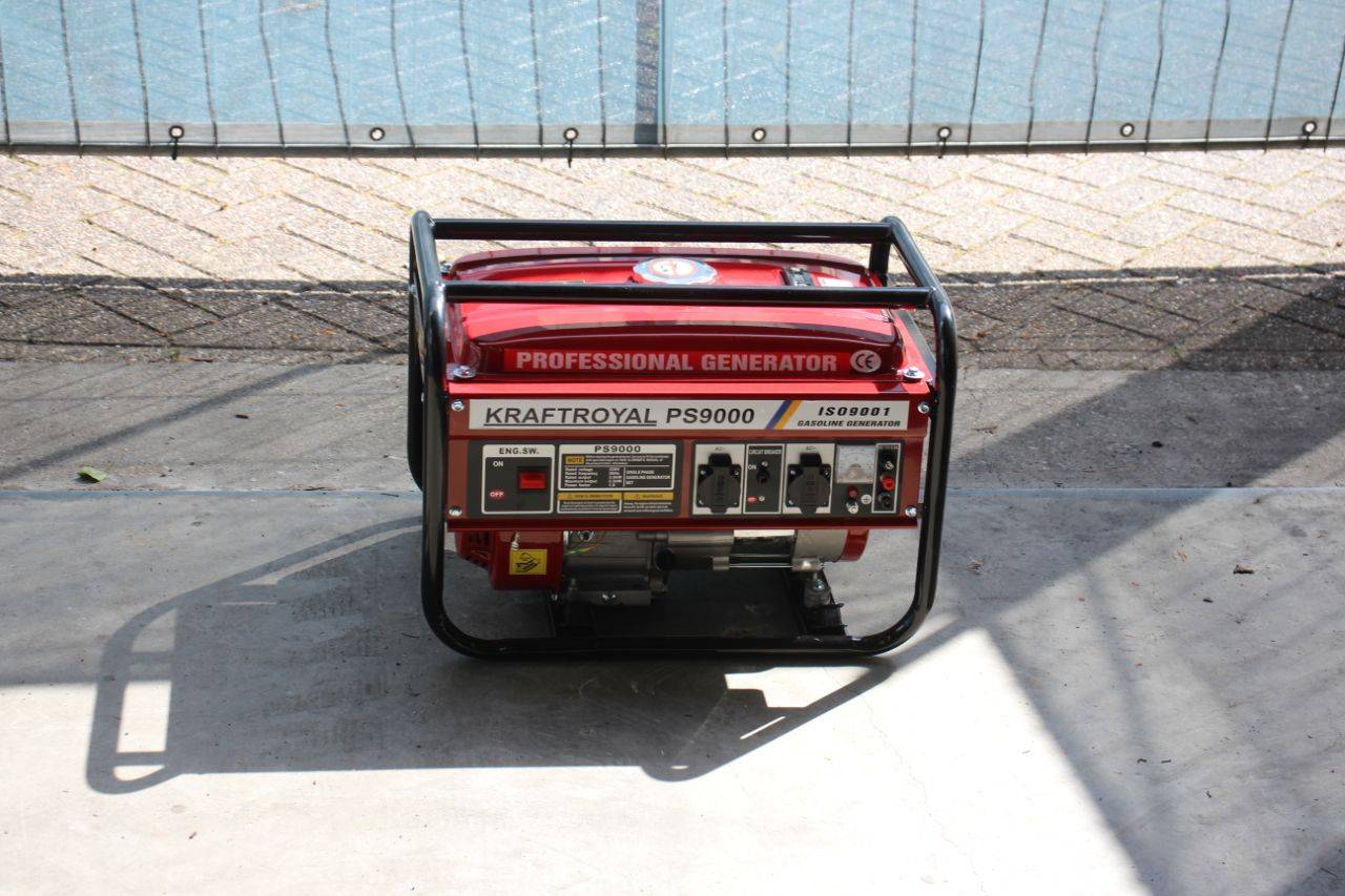 Generatore a benzina Kraftroyal PS9000 da 7 CV, nuovo