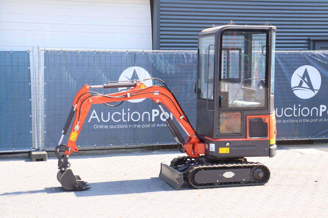 Mini-pelle Rhinoceros XN12 Diesel 10 kW 2023 Neuve