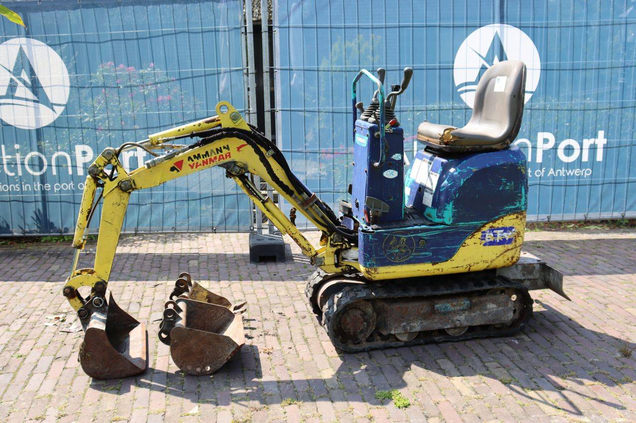 Mini excavator Ammann Yanmar SV05 Diesel 5kW 2004 (Margin)