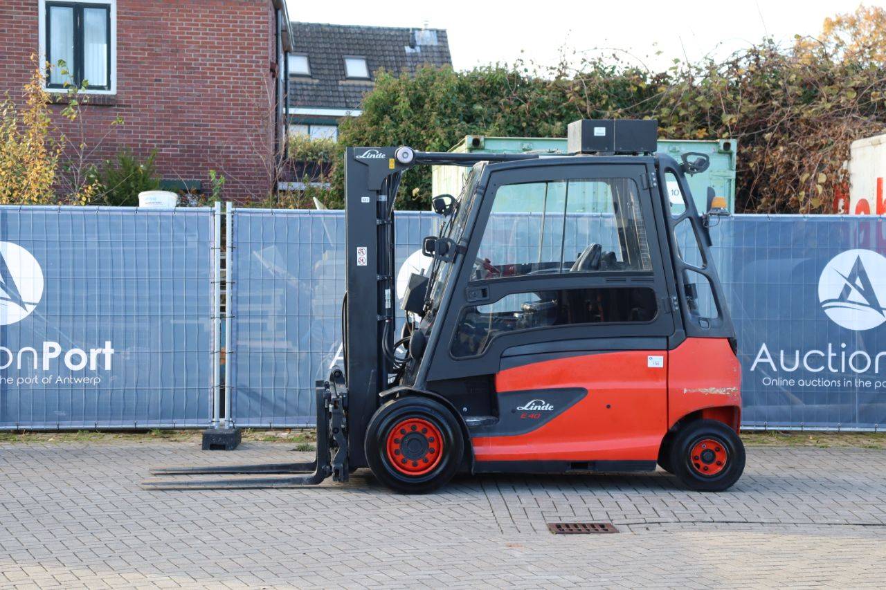 Forklift Linde E40HL-01/600 Electric 4000kg 4.73m 2019