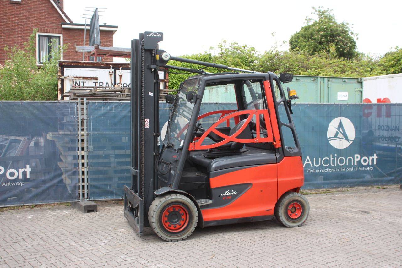 Linde E35H-01/600 Electric Forklift 3500kg 4.15m 2017