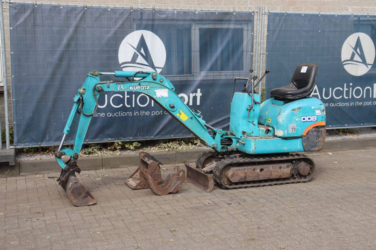 Mini excavator Kubota K-008 Diesel 7kW