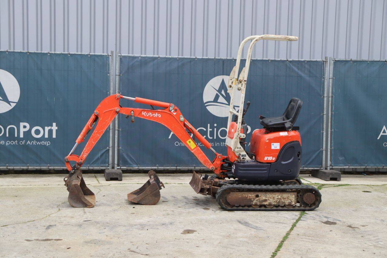 Mini excavator Kubota U10-3 Diesel 7.4kW 2012
