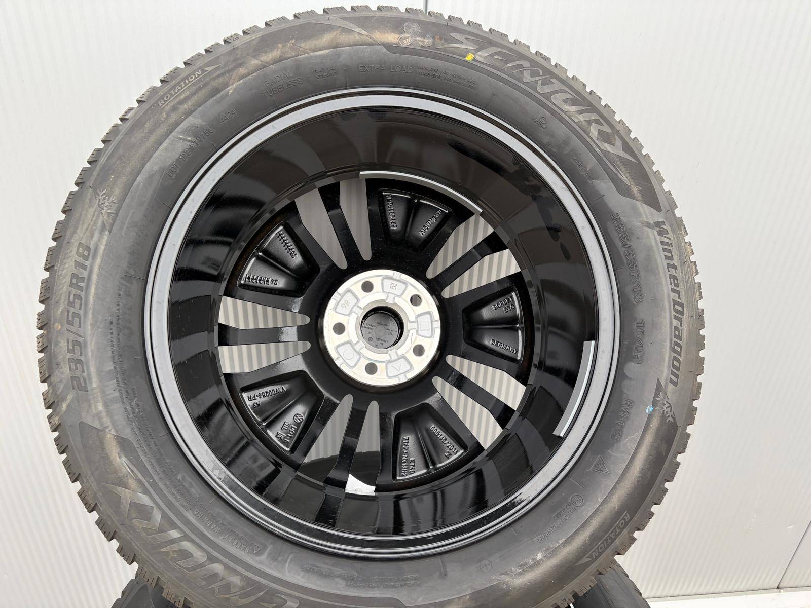 Sentury Winter Tire Set with Napoli Rims 18 inch for Volkswagen Tiguan/Tayron