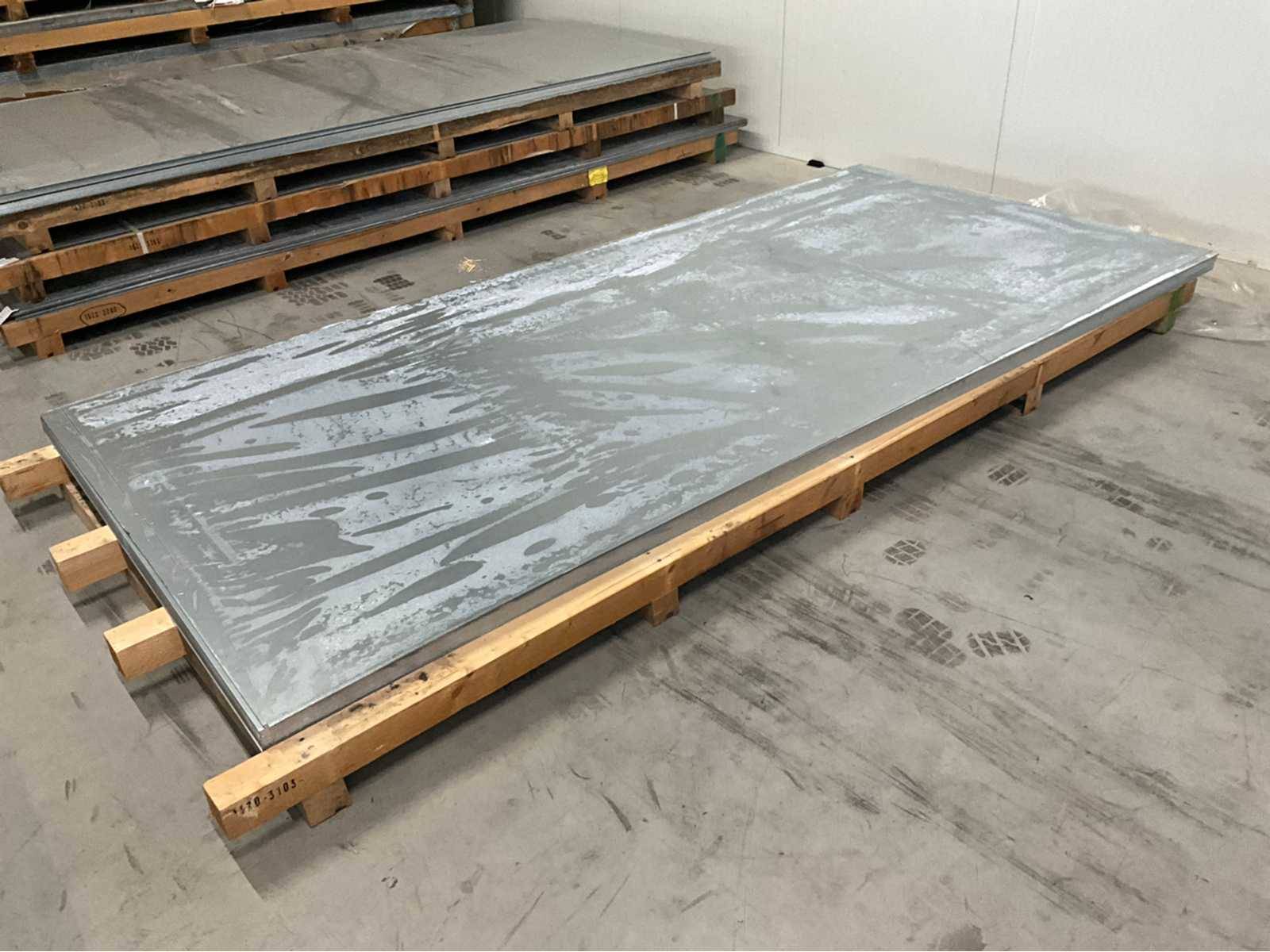 Galvanized steel plates 36 pieces New