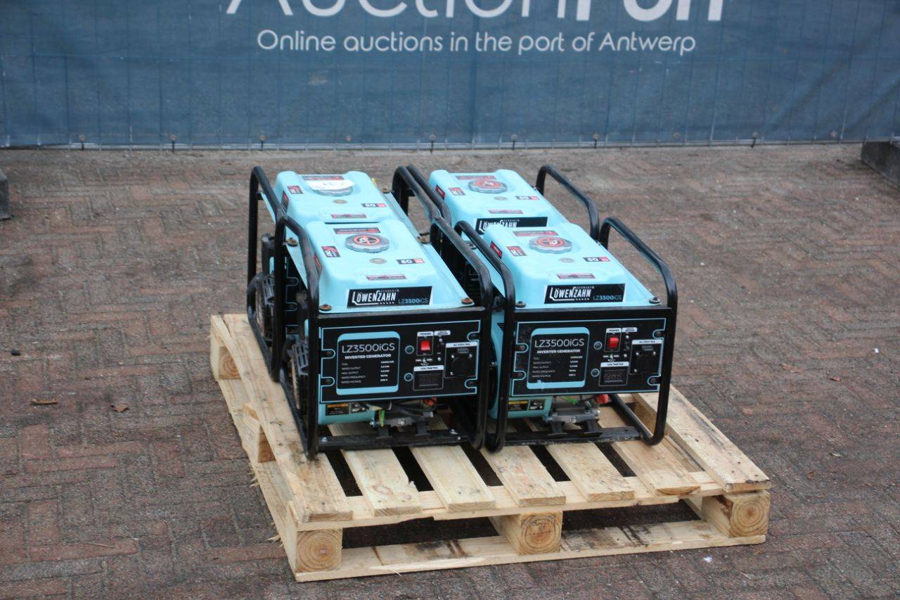 Generator Löwenzahn LZ3500iGS Petrol 3kVA New 4 pieces
