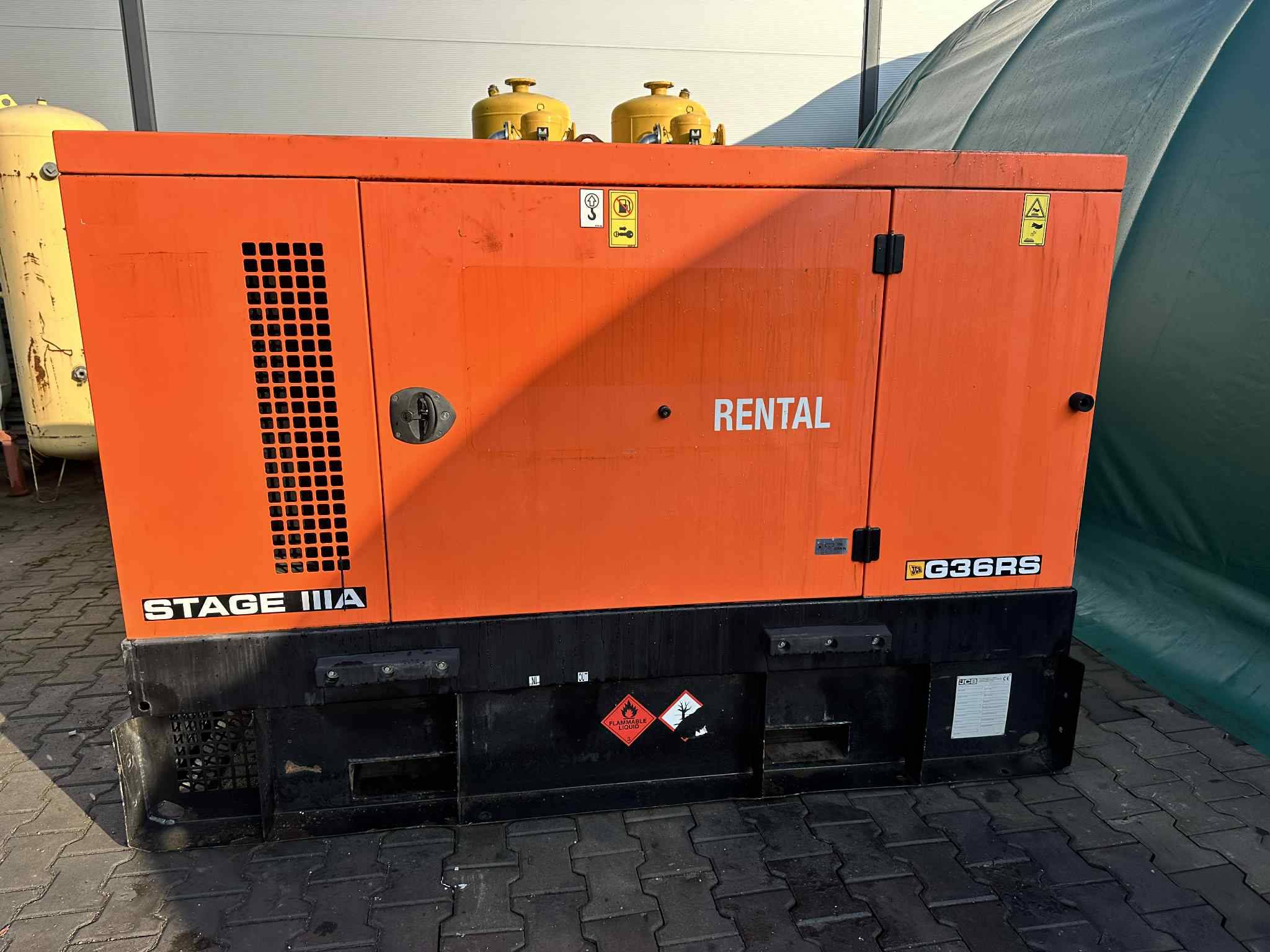 Generator JCB G36RS Diesel 36kVA 2013