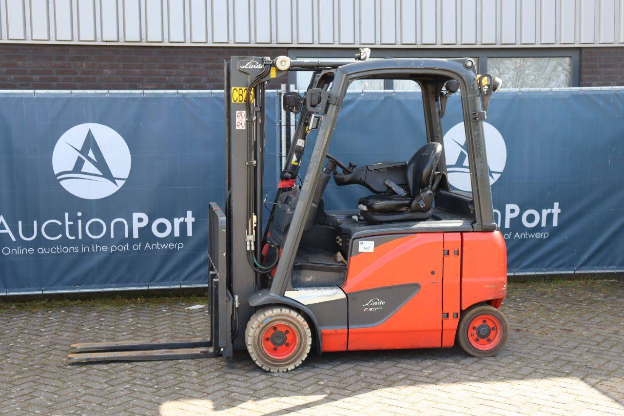 Linde E20PH-02 Electric Forklift 2000kg 2016
