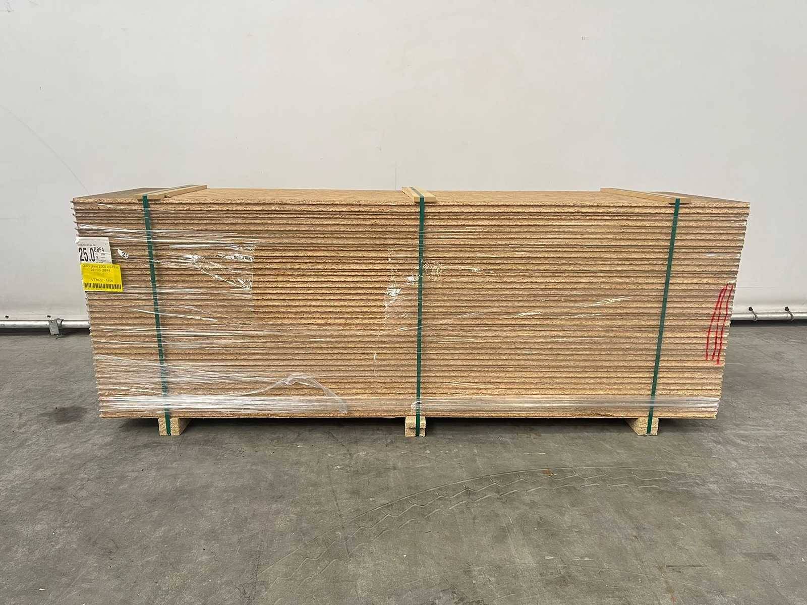 Batch of OBS plates 2500x675x25mm GBF4 NEW
