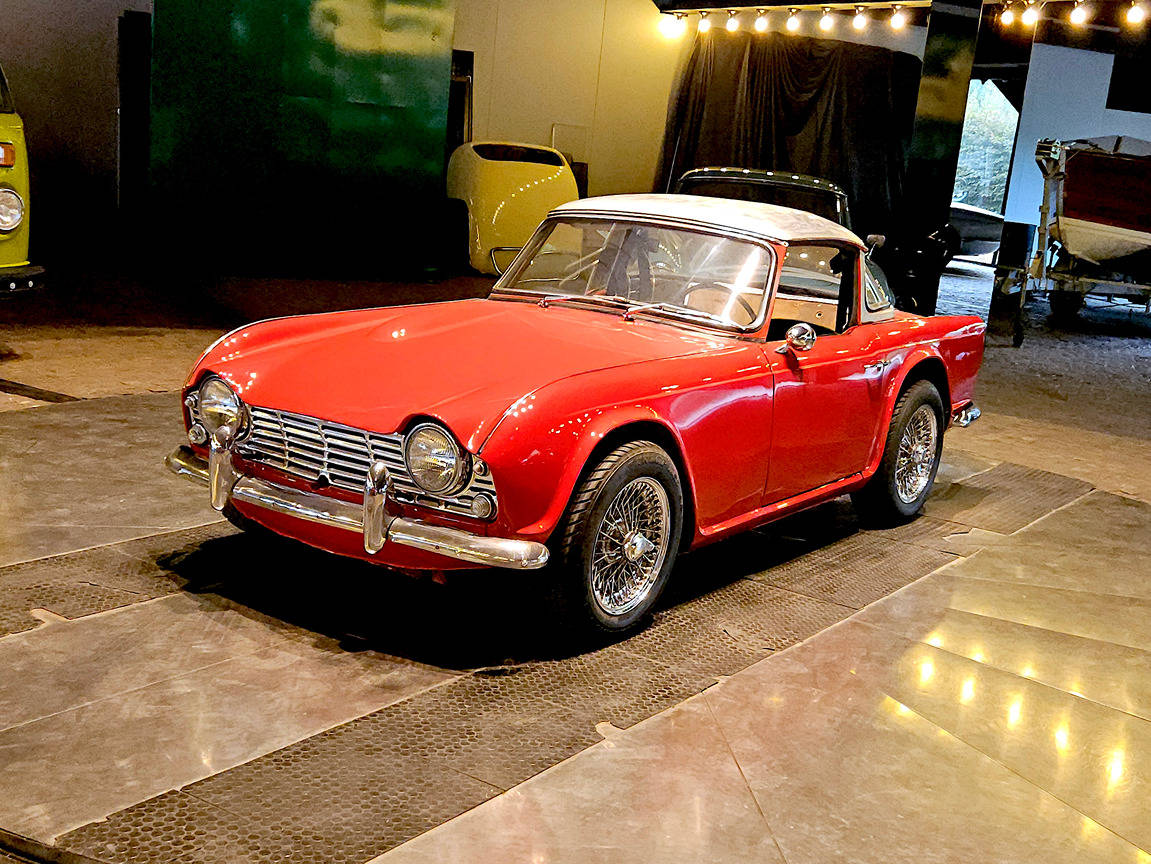 Triumph TR4 Surrey Top Petrol (Margin) 1963