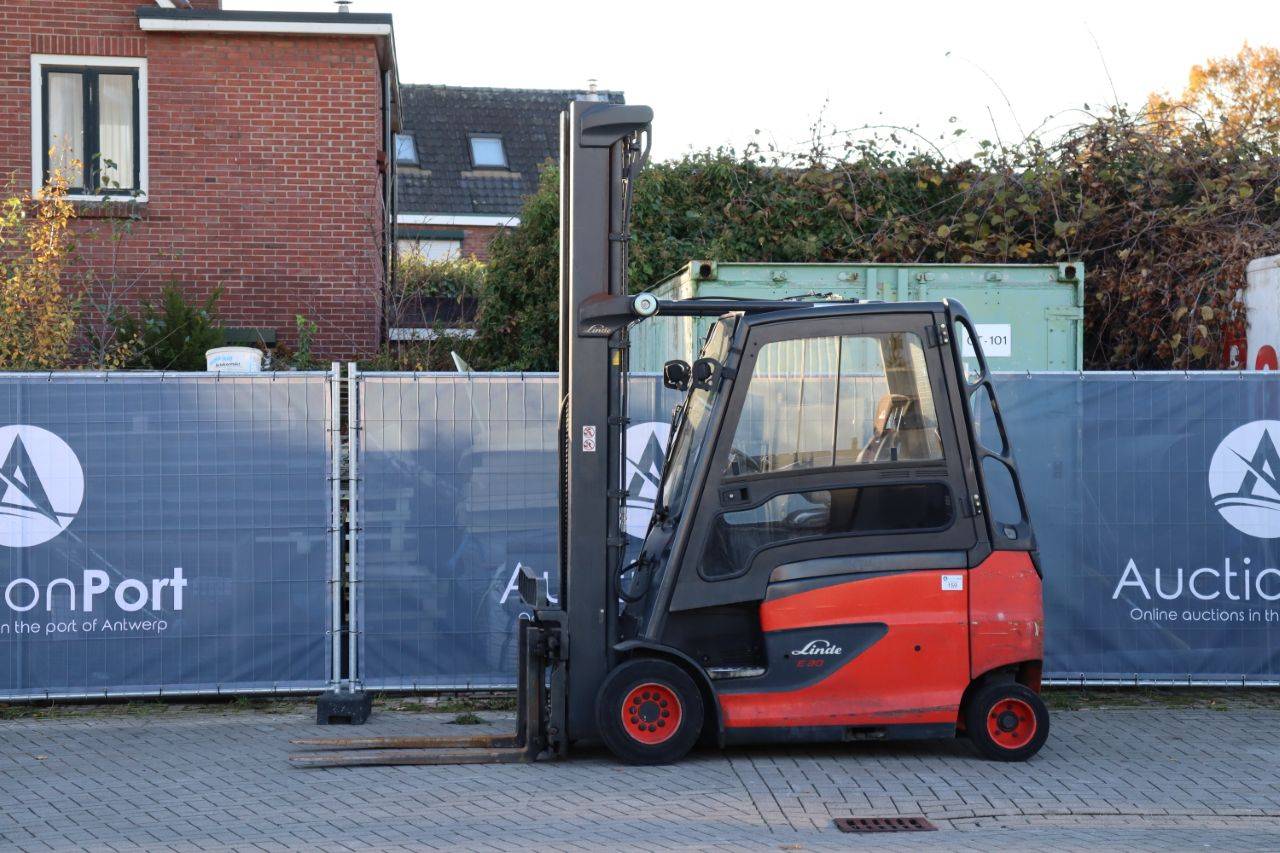 Forklift Linde E30HL-01/600 Electric 3000kg 8m 2017