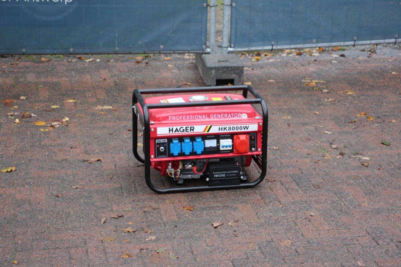 Hager HK8000W Petrol Generator 6.5hp New