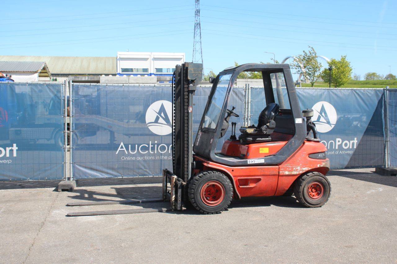 Forklift Linde H25D Diesel 2500kg 3.2m 1990