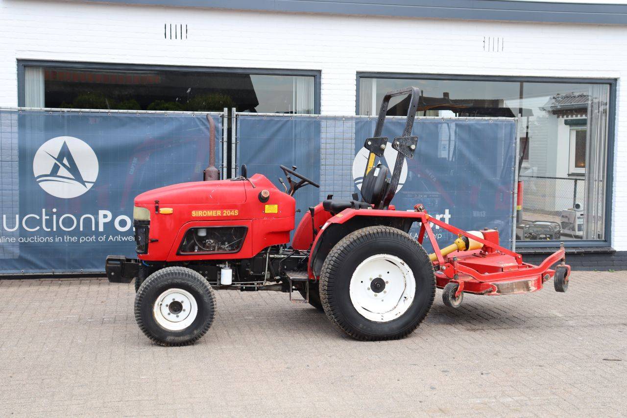 Trattore compatto Siromer 204S Diesel 14,7 kW 2004 con piatto falciante rotativo Caroni