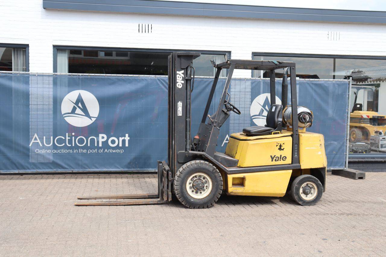 Forklift Yale GLP25-E2185 LPG 2500kg 4.85m 1991