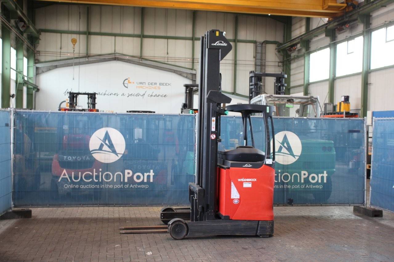 Reach truck Linde R14-01 Electric 1400kg 8.0m 2015