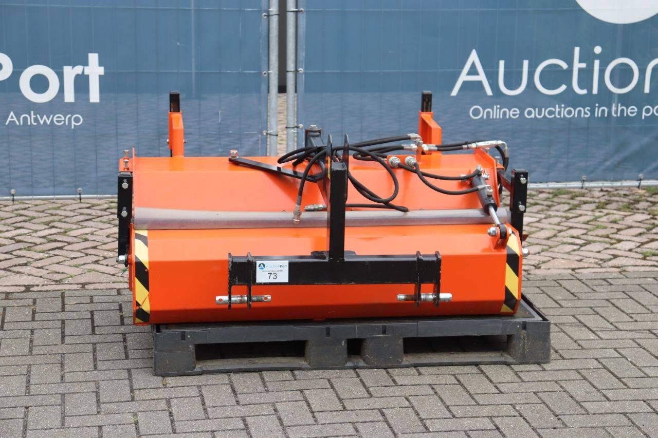 Sweeping brush attachment