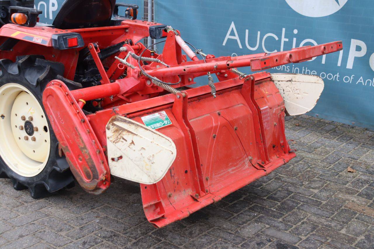 Minitractor Yanmar F165 Diesel 16pk met grondfrees veiling | A...