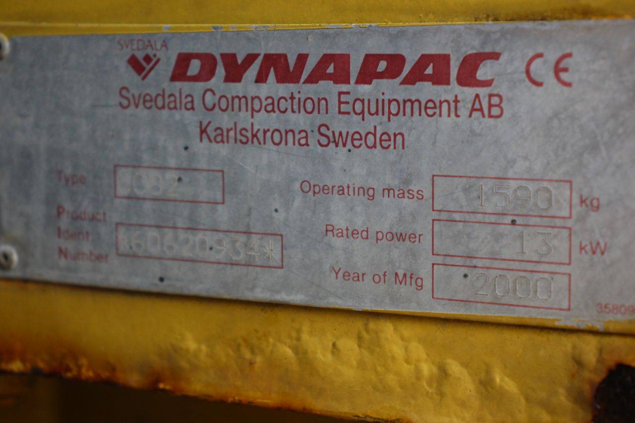 Compactor Dynapac CC82 Diesel 13kW 2000 veiling | AuctionPort