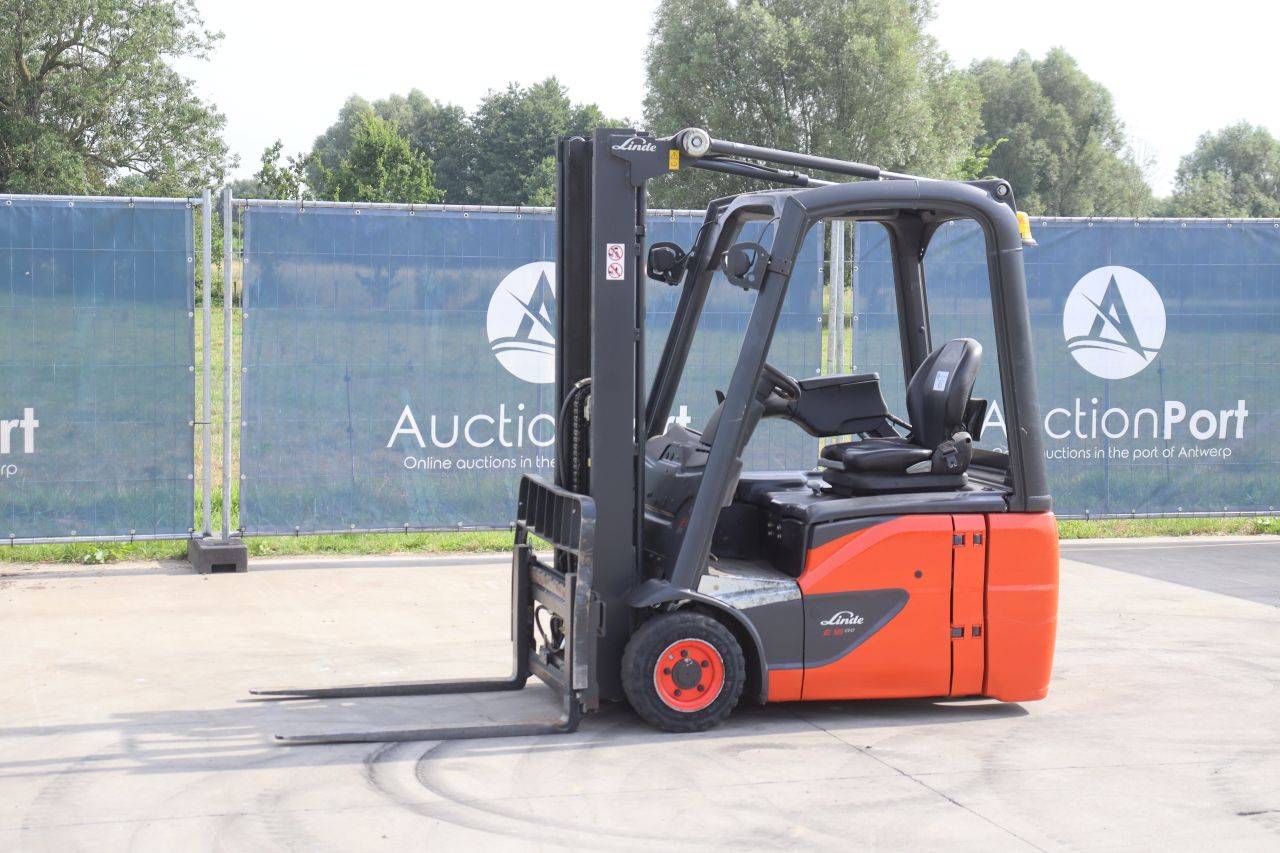 Linde E16C-02 Electric Forklift 1600kg 4.0m 2017