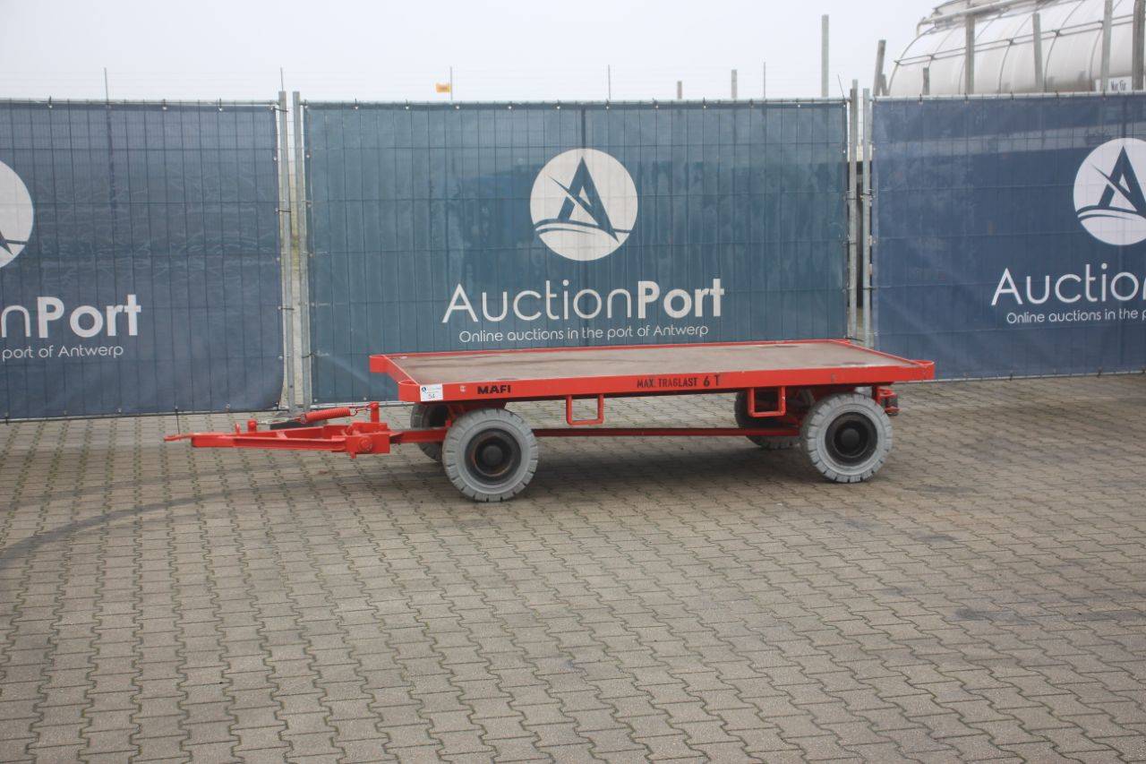 Flatbed Trailer MAFI 1060 6000kg 2016