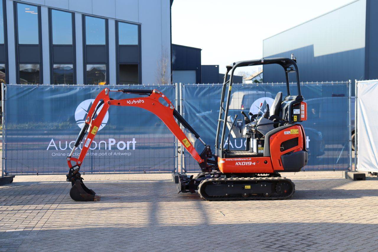 Mini excavator Kubota KX019-4 LPG Demo 2020