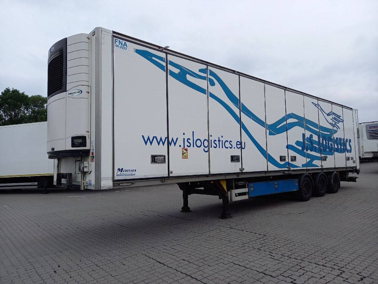 Reefer Semitrailer Mevangen Auflieger Tiefkühler Mega 2016