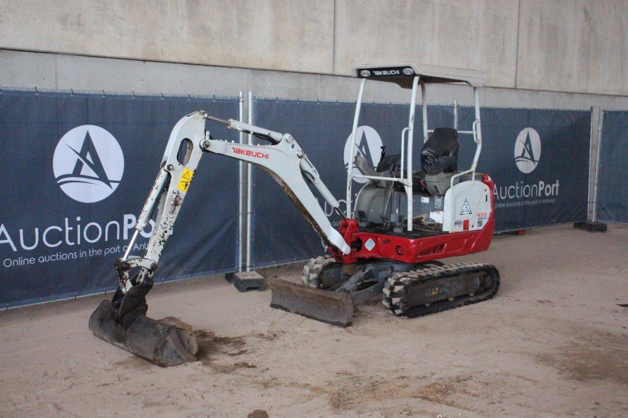Mini excavator Takeuchi TB216 Diesel 11.5kW 2020 | AuctionPort