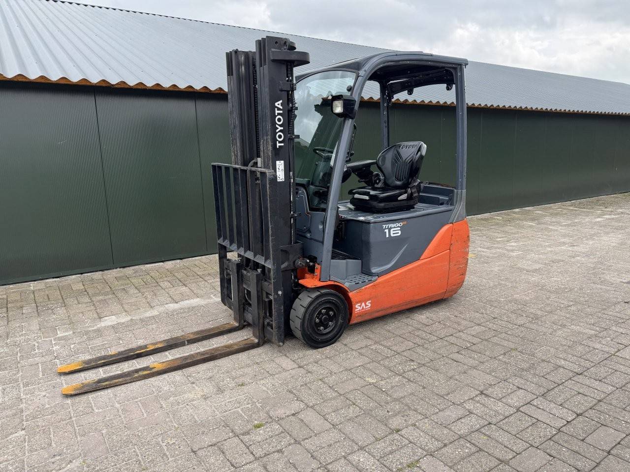 Toyota 8FBET16 Electric Forklift 1600kg 2014