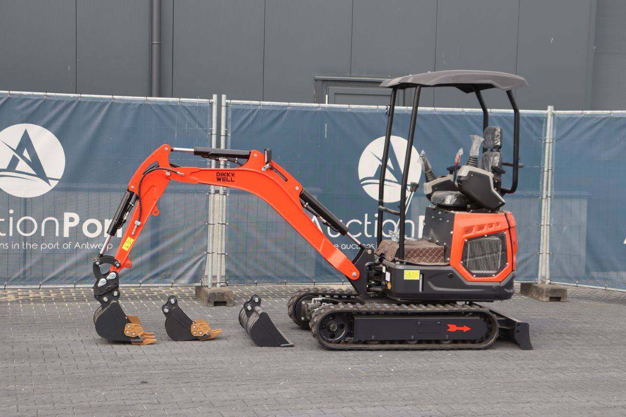 Mini excavator Dikkwell RDT-18 Diesel 25 hp 2024 New